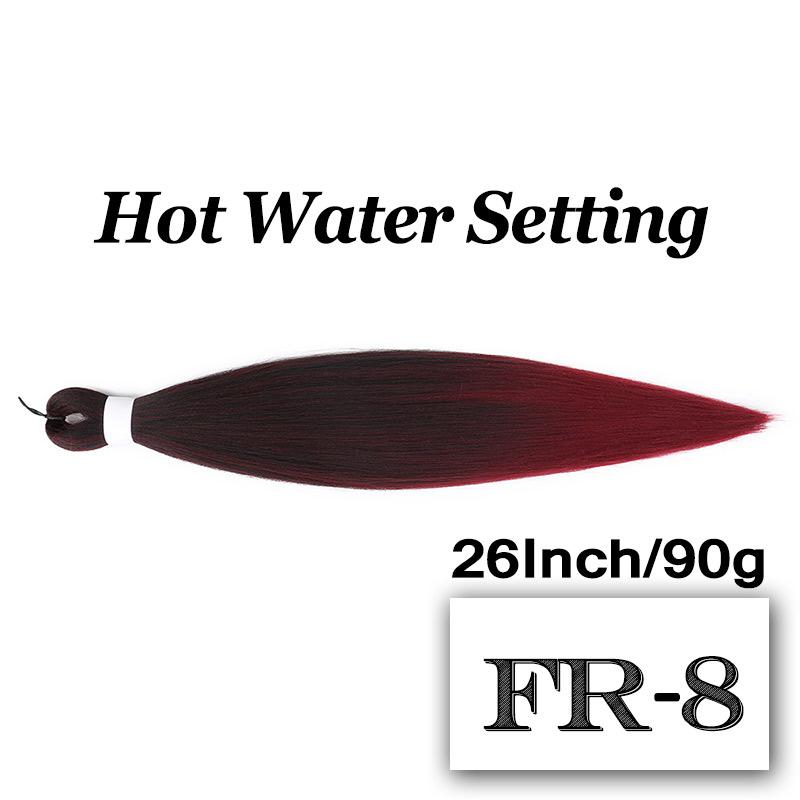 Braiding Hair Pre-stretched 26 Inch Hair Extensions for Afro Crochet Braids Synthetic Hair DIY Purple Pink Peach Red Jumbo Braid