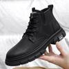 Fashion 2024 Classic Genuine Leather Ankle Boots for Men Luxury Brand All-match Mens Hiking Sneakers Handmade Male Low Top Casual Shoes