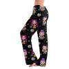 Womens Pajama Pants Sleepwear Casual Drawstring Elastic Waist Pants Comfy Straight Yoga Loose Trousers