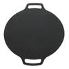 Korean Grill Pan with Non Stick 6 Layer Coating for Gas Cooker Round Double Handle BBQ Griddle for