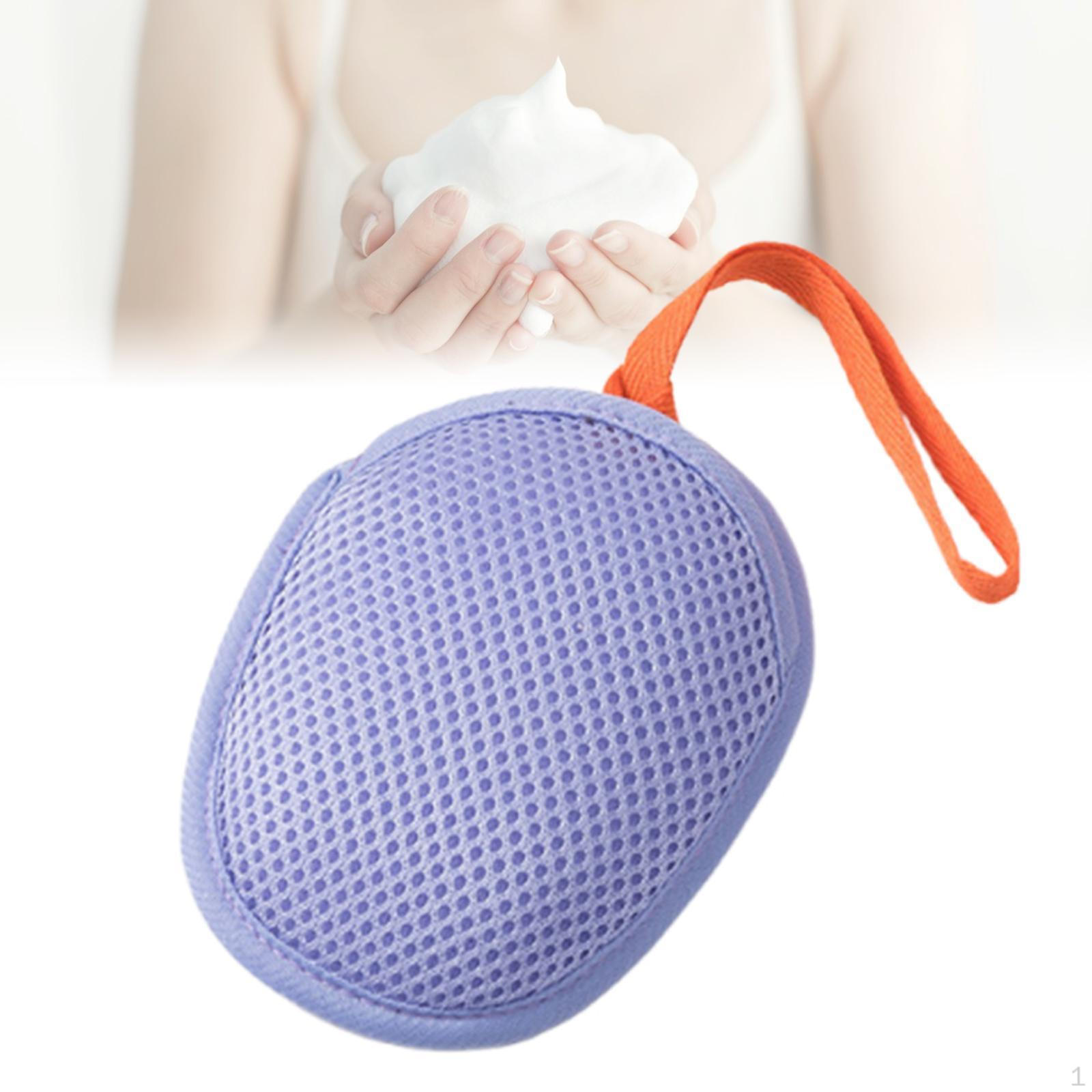 

Mesh Soap Pouch Holder Saver Bag for Vacation Gym Shower Women фиолетовый
