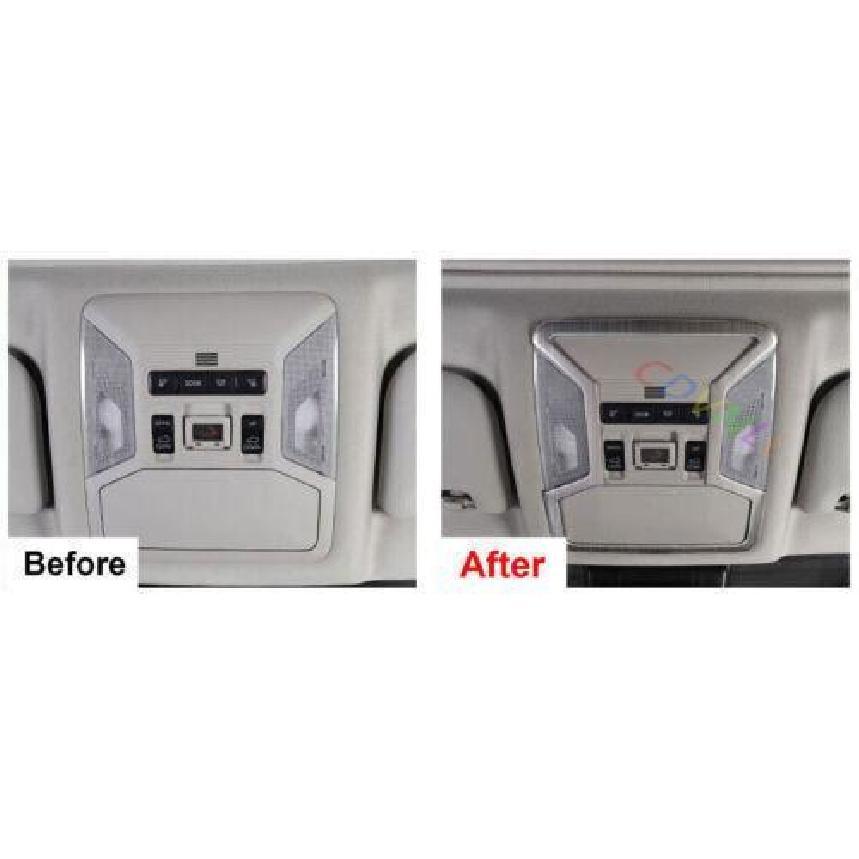 Titanium Cover Trim 1X Front Reading Lamp Frame For Toyota RAV4 2019-2023 Silver