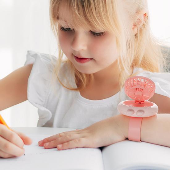 Mini ventilátor Kompaktní velikost nastavitelná Flexibilní Užitečný školní studentský přenosný ventilátor pro děti