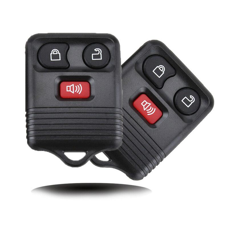 

1 шт. бесключевой автомобильный пульт дистанционного управления корпуса ключа 3 кнопки черный сменный чехол для ключа автомобиля декор аксессуары для Ford Explorer Focus чёрный