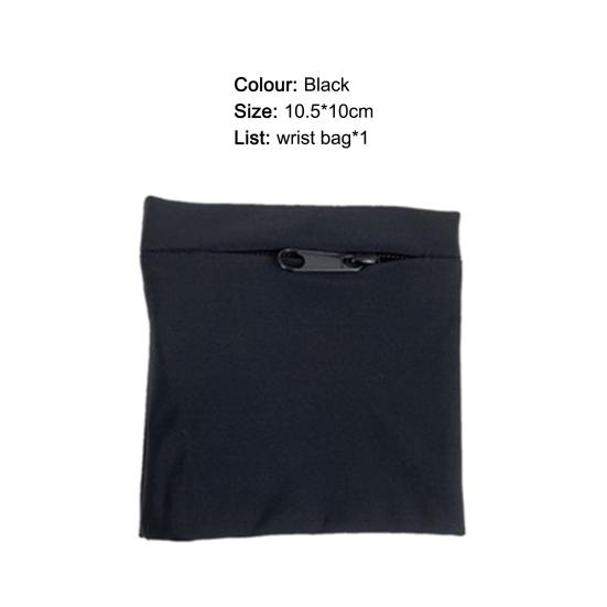 Wrist Wallet Breathable Sweat Absorption Sport Supplies Phone Coin Keys Storage Wrist Sweatbands