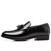 New Men's Fashion Leather Shoes Dress Style Men Business Loafers Casual Slip On Leather Flat Men Wedding Party Shoe