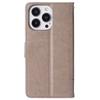 For iPhone 16 Pro Case Shockproof Butterfly Floral Leather Flip Phone Cover