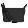John Peters New York Unisex Cross Curved Messenger Bag Black