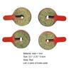 2 Pair Bicycle Brake Pad Smooth Braking Well Adaptability Low Noise Semimetal Resin