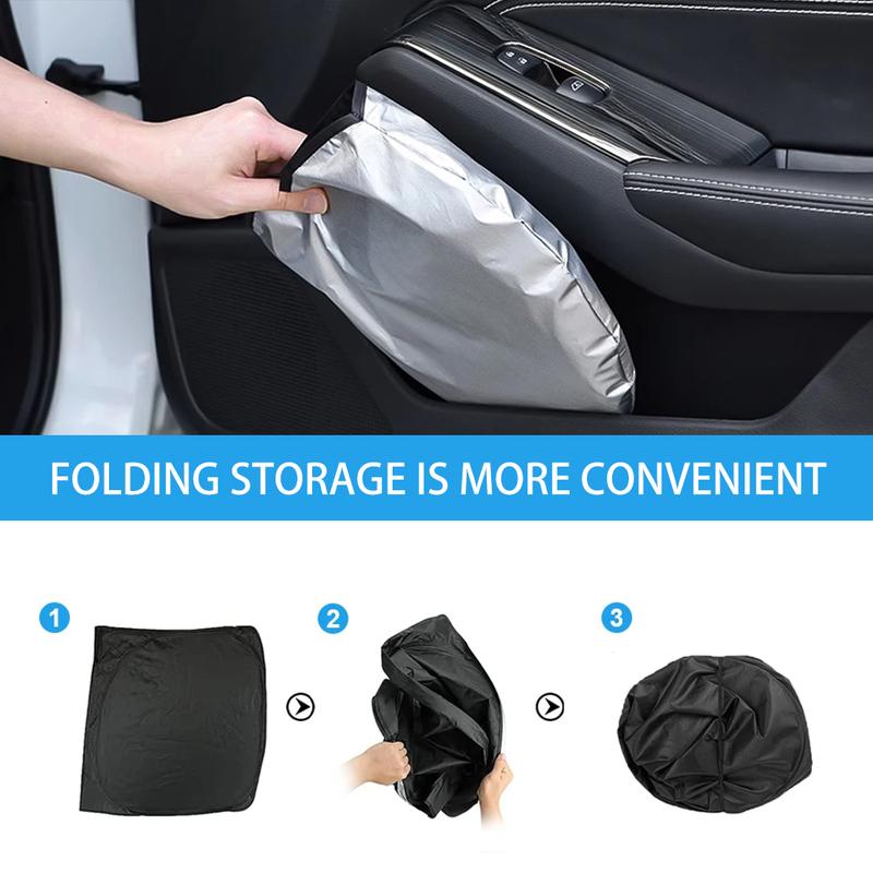 For Ford Fiesta 2017 2008 2009 2010 2022 2023 Windshield Sun Shade Sunshade Sun Visor Protector Foldable Blocks UV Rays Keep