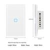 WiFi Smart Touch Switch with Alexa Voice Control & Mobile App, US Standard Panel