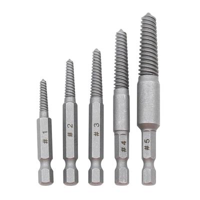 HSS Hex-Shank Damaged Screw Extractor Set 5 Pieces Direct from Japan