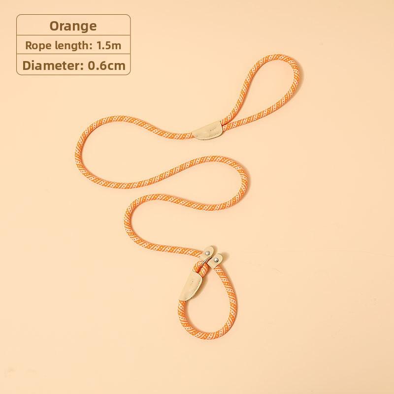 

Dog Leashes, Explosion-proof Impact Training, Small, Medium and Large Dog Chains, Collars, Dog Walking Pet Supplies 1.5M * 0.6 оранжевый