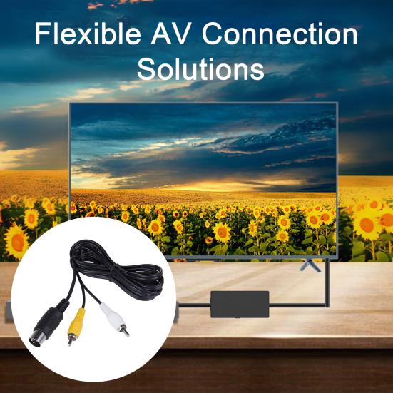 Game Audio Video AV Stereo Composite Cable Universal Cable A/V RCA Connection Cord