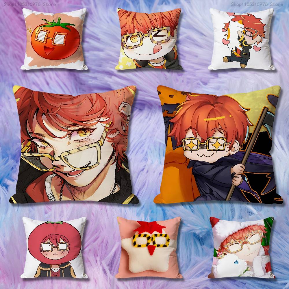 Game MMystic Messenger 707 Pillow Cases for Bedroom Living Room Sofa Home Decor Polyester Cushion Cover with Zipper