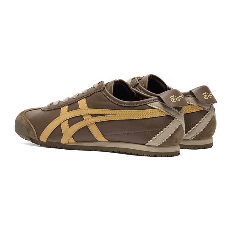 ONITSUKA TIGER MEXICO 66 Breathable Low Top Casual Shoes Unisex Brown Sneakers 1183C102-203