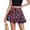 Women Flowy Ruffle Mini Skirts Pleated Cute Skirt Mini Skirt