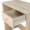 VidaXL Coiffeuse Bois d’ingénierie 75x40x141 cm Chêne 244862