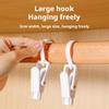 Hats Hanging Organizer Rack With 6 Clips Peaked Cap Wardrobe Closet Rack Hanger Storage Multifu L3S7