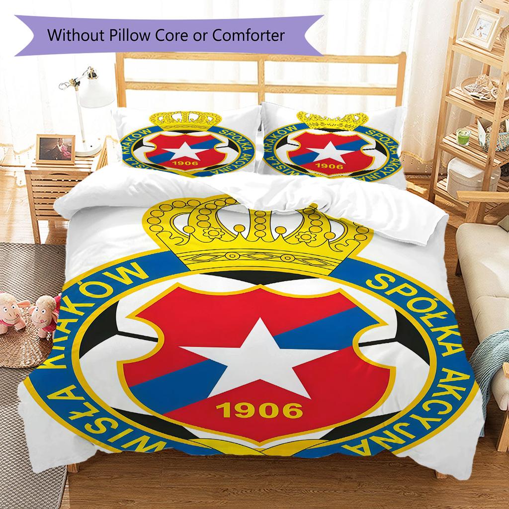 Wisła Poster Bedding Quilt Set Quilt Cover Pillowcase Home Decoration Birthday Gift (1 * Duvet Cover + 2 * Pillowcase, Without Core)