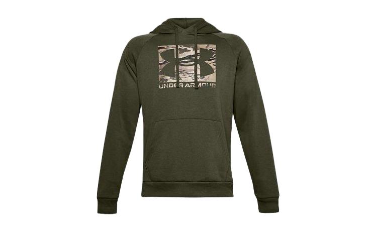 Толстовки Under Armour Мужские Зеленые С капюшоном Умеренный Обычный 1357939-390 L