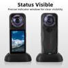 FLYMILE For Insta360 X5/X4 Car Mount Silicone Anti-Slip Mounting Base Upright Charging Design