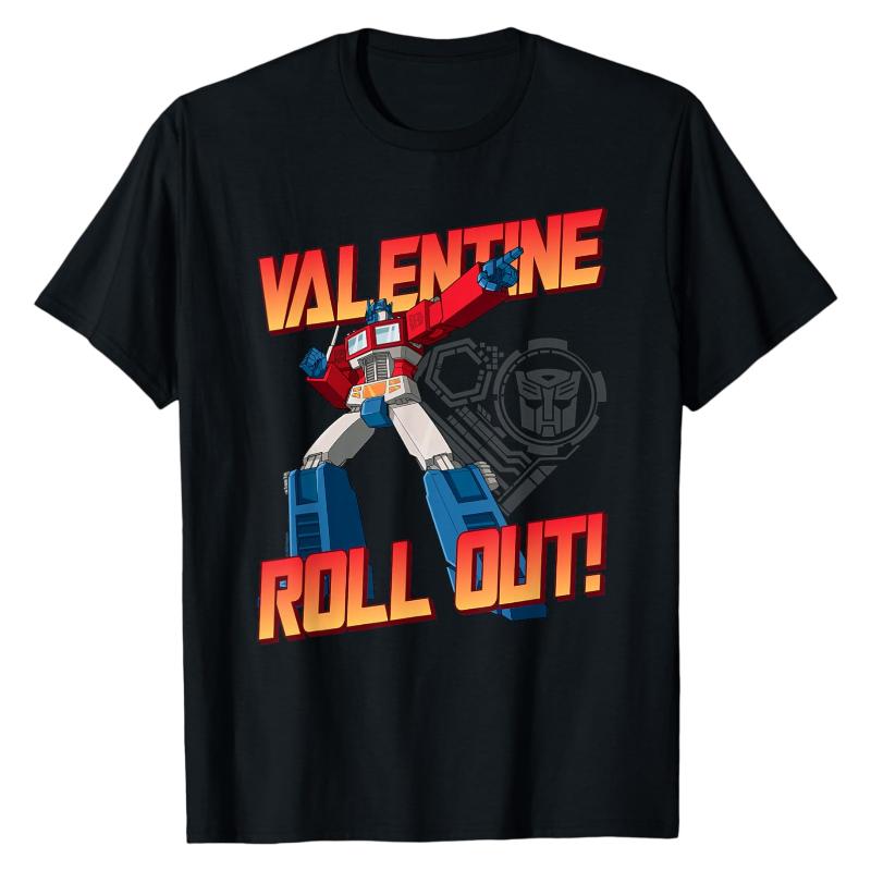 

Transformers Optimus Prime TShirt Autobot Roll Out Graphic Print 100 Cotton Crew Neck Casual Fashion Street Urban Tops S