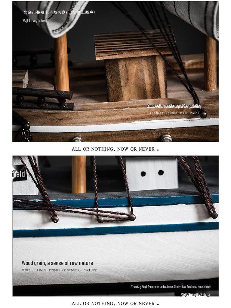 Sklandus buriavimas laivo modelis: Jūrinis dekoras svetainėms, vyno spintelėms, įėjimams ar knygų lentynoms