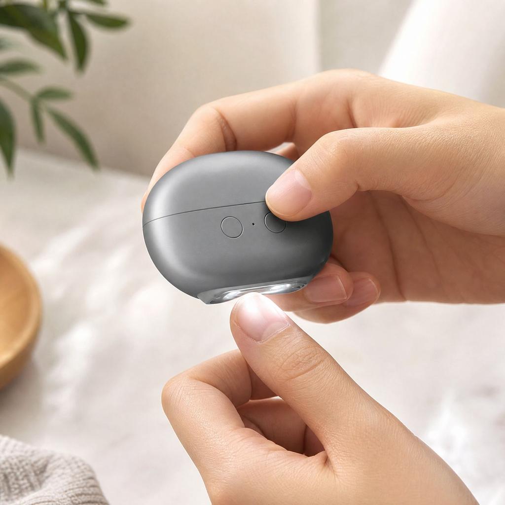 Nail for Seniors and Kids, Multifunctional Pinch-Free Nail Clipper with Grinding and Polishing