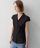 Ia Lena Shawl Collar Blouse (Black)