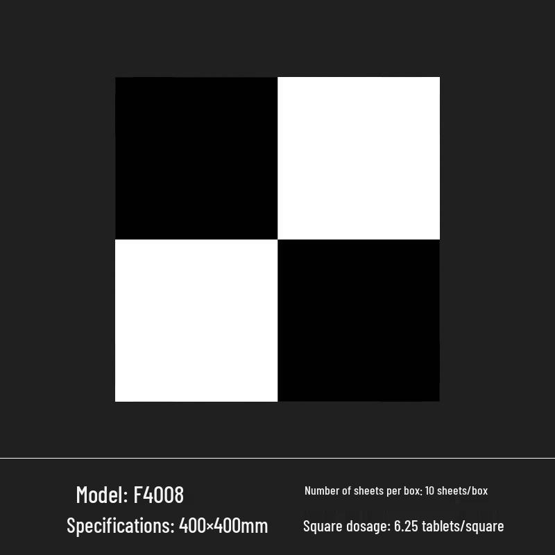 400x400 Zelená francouzská retro dlaždice s malým květinovým vzorem pro kuchyň, koupelnu, balkon a podlahu