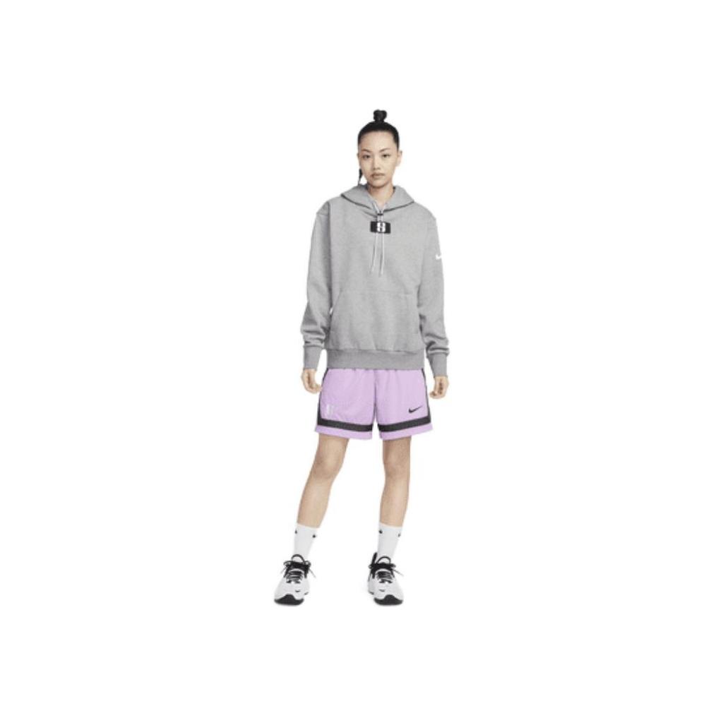 Nike Sweat-shirt à capuche oversize à manches longues pour femmes Gris FJ4450-091
