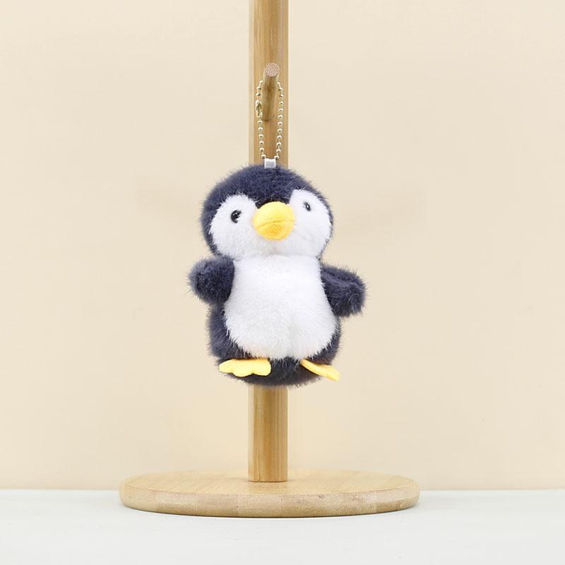 Adorable Cute Penguin Plush Keychain Sweet Stuffed Animal Doll Keyring Accessory