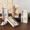 Panda Wooden Scroll Fridge Magnet - Cartoon Cultural Gift Souvenir