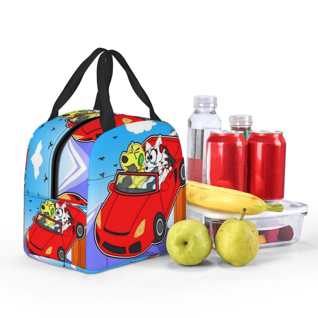 Borsa Pranzo Termoisolante Tylers And Snowi Gaming per Lavoro Contenitori Portatili per Cibo Borse Termiche Frigo Pranzo