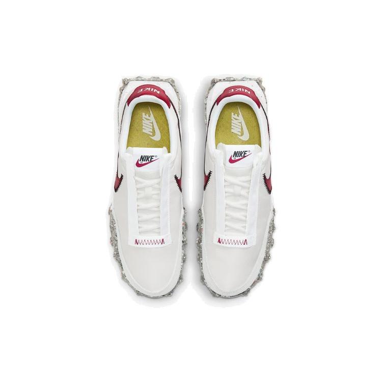 (WMNS) Nike Waffle Racer Crater 'Summit White Team Red' Women's CT1983-103