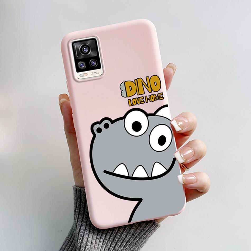 For Vivo V20 2021 Case V2040 Cute Cat Bear Frog Cover Soft Silicone Slim Phone Case For Vivo V20 V 20 VivoV20 V2025 V2024 Bags
