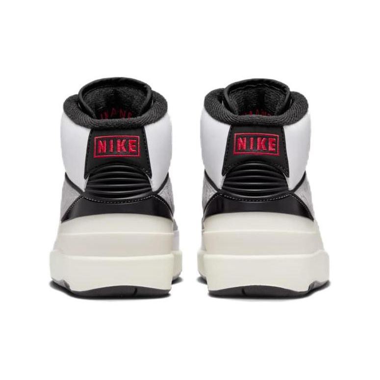 Air Jordan 2 Retro GS Python Kids Sneakers White Fire-Red Black DQ8562-102