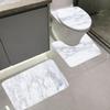 Mat Set Water Absorbent Rug Non Decorations Breathable Bath Washable Soft Pedestal for
