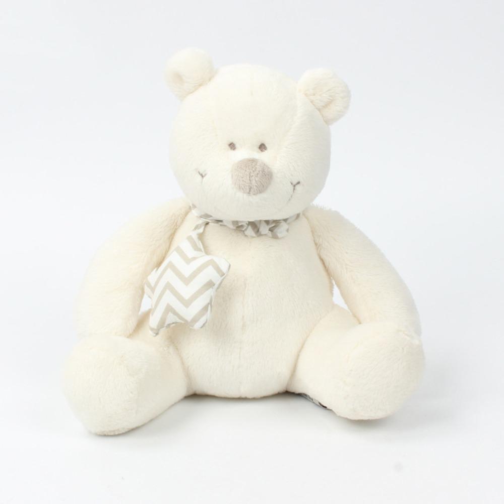 

Children Gift Bear Plush Toys High Quality Classic White Bear Children Birthday Gift белый