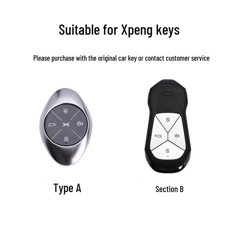 High-End Key Cover for Xiaopeng Models: P7, P7i, P5, G3, G3i, G9, G6 - Stylish Design for Men and Women