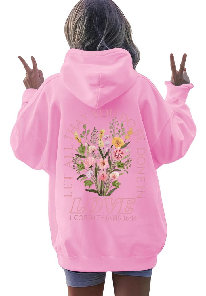 2025 Trendy Women's Hoodie with Letter Print - Autumn/Winter Collection