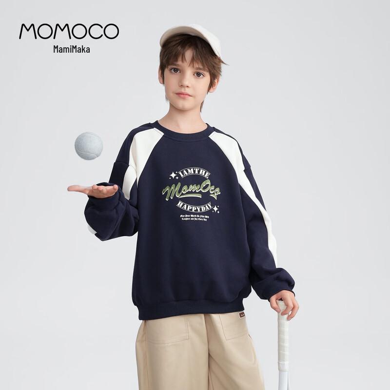 MOMOCO Boys Fashion Crew Neck Sweatshirt 120