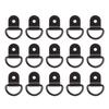 20Pcs D Shape Pull Hook TieDown Anchor Ring Cargo Fixed Buckle for Truck Trailer Cargo Bolt On V Ring
