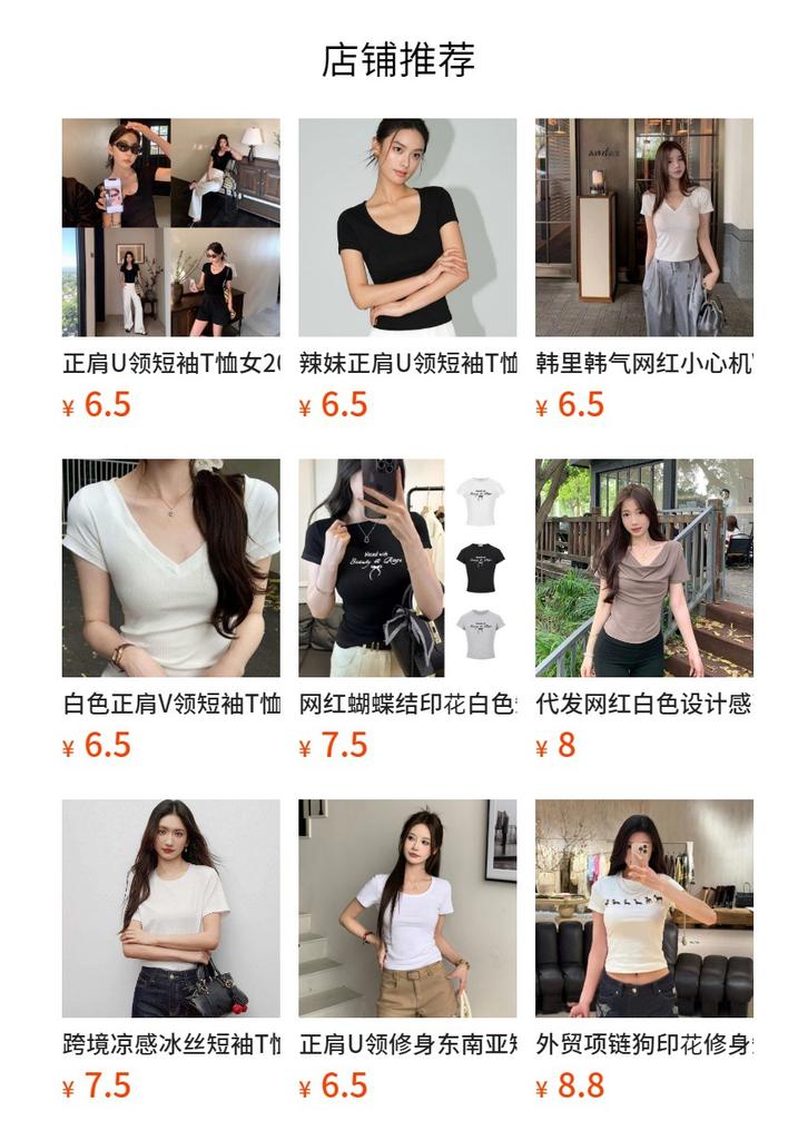 Funny Girl Navel Print Short-sleeved T-shirt Summer New Student Black Top
