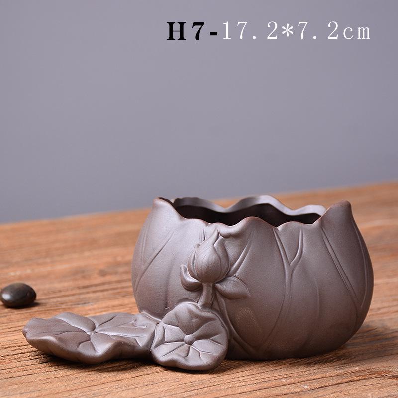Stylish Ceramic Pothos Hydroponic Flower Pot Vase for Home Decor