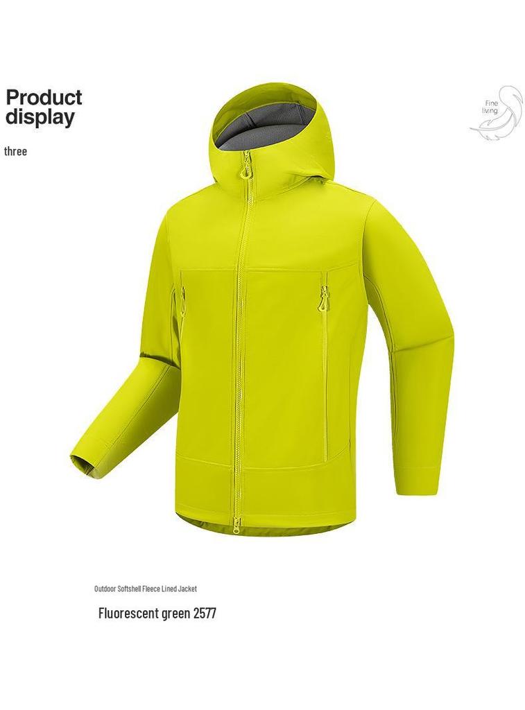KLS Leichte Softshell-Bergsteigerjacke für den Außenbereich - Winddicht und Wasserdicht