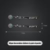 Car Window Wiper Stickers Creative Stickers For Alfa Romeo 4C 159 Spider Giulia Giulietta 156 Tonale 8C Auto Emblem Decor Decals