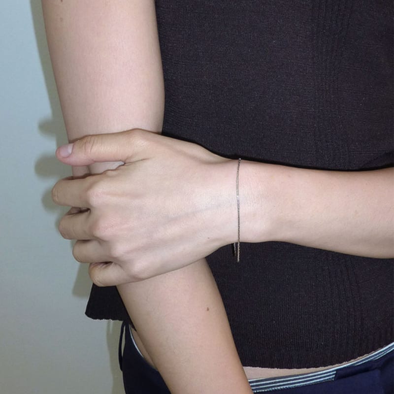 

A BIT MOR 1mm snake B SILVER & ONE