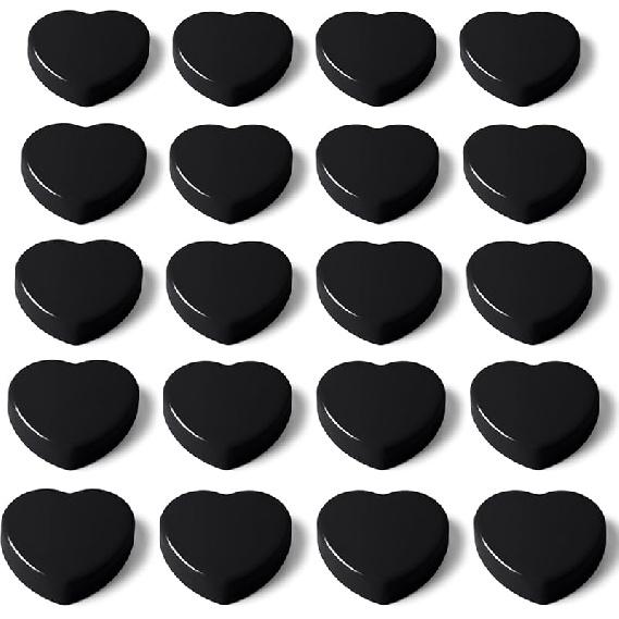 20pcs Fridge Magnets - Heart Heavy Duty Refrigerator Magnets for Whiteboard, Kitchen, School & Office - Cute Strong Small Magnets, Decorative Mini